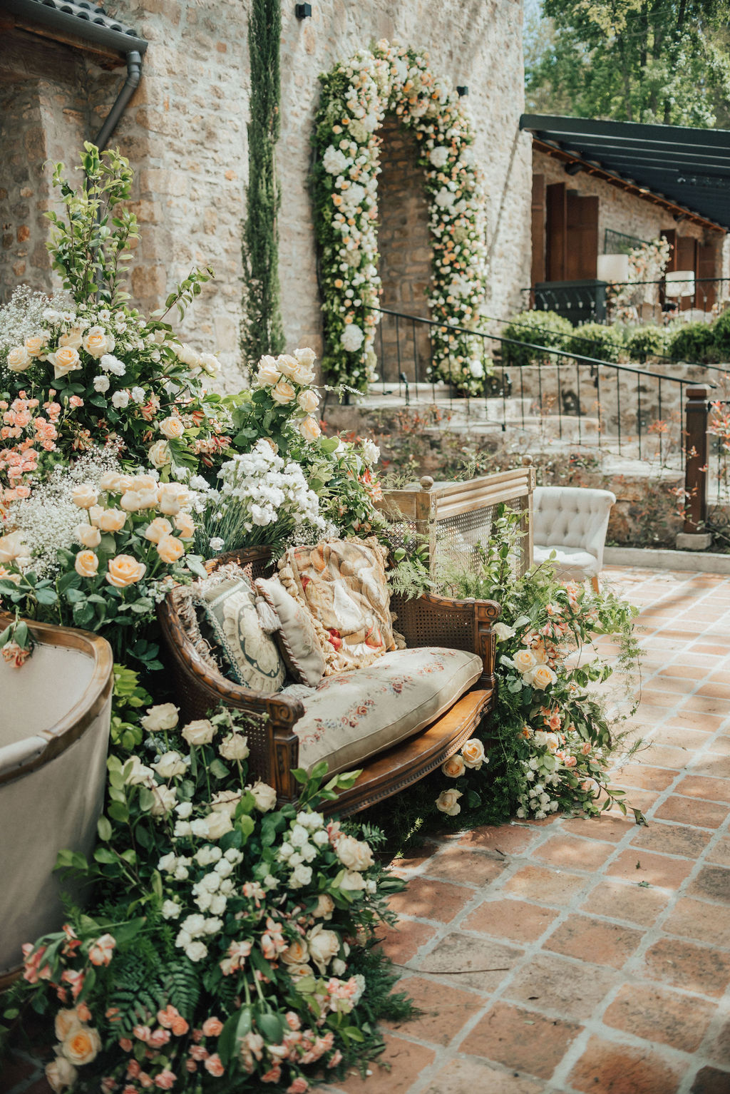 decoração do casamento de Luisa accorsi e beto khouri